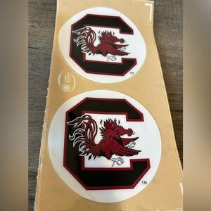Vintage SC FOOTBALL Helmet Decal- 1 Sheet